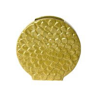 25x7x24cm Modern Green Textures Ceramic Vase