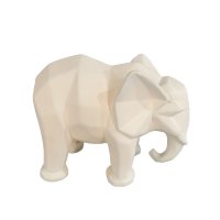 14x8x11cm Porcelain Elephant W.Led Light