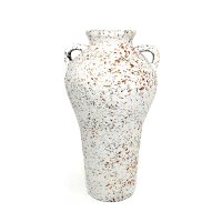 21x20x38cm Handmade Rustic White Ceramic Ceramic Vase