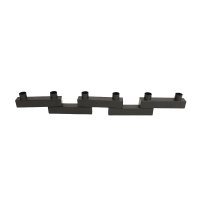 61cm Iron Fold Taper Candle Runner-Black