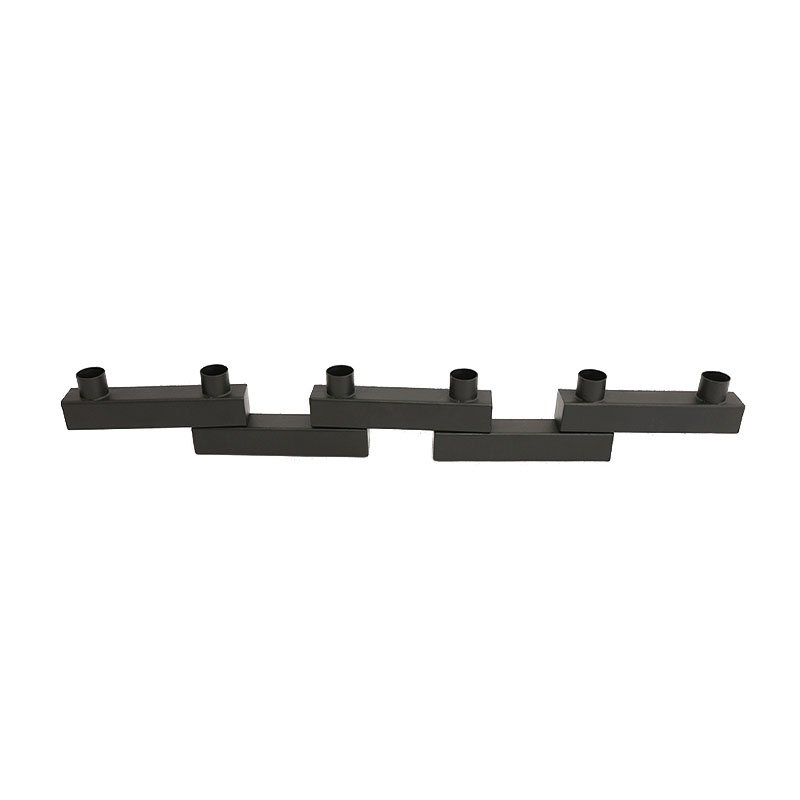 61cm Iron Fold Taper Candle Runner-Black