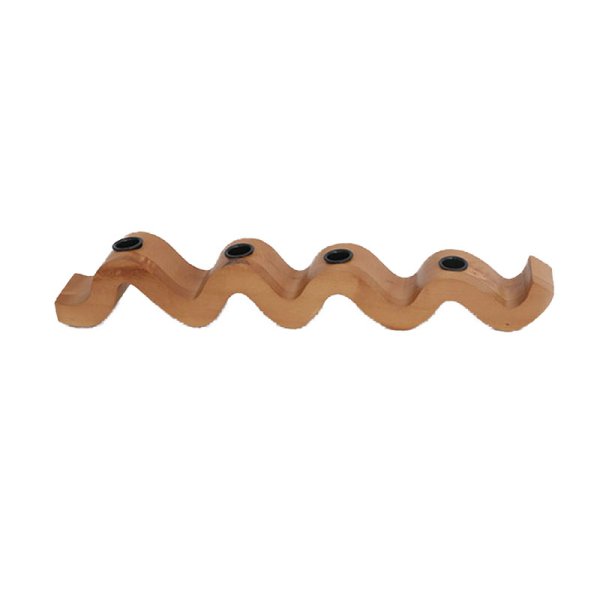 50cm Wood Taper Candle Runner-Brown