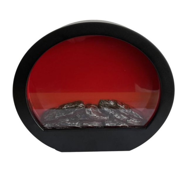25cm LED plastic fireplace