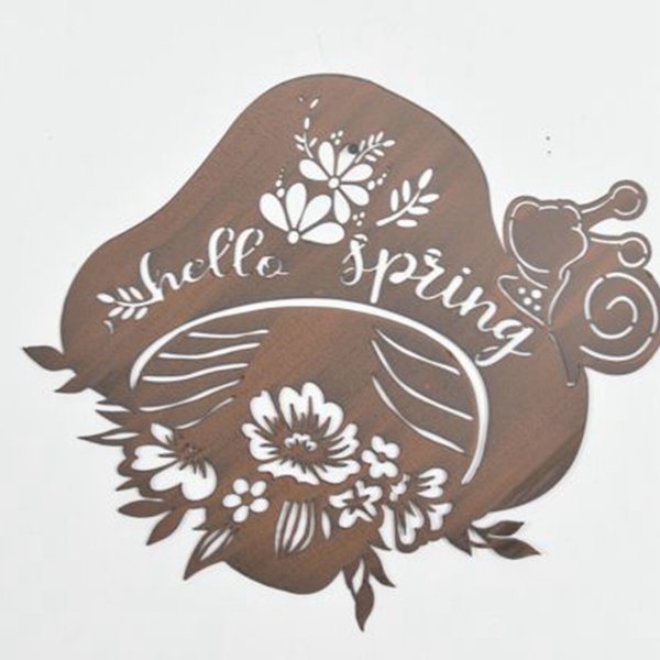 41x36cm Metal Wall Décor Mushroom