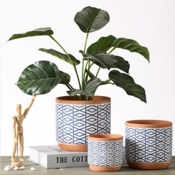 Cement Pot Geo Decal set 3