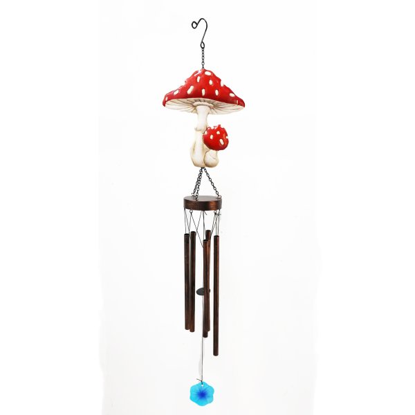 93cm Metal Windchime-Mushroom