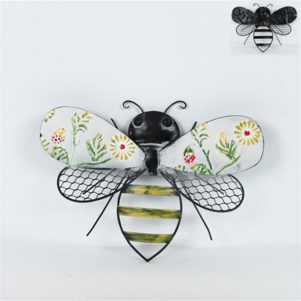 24x18cm Metal Bee Decor