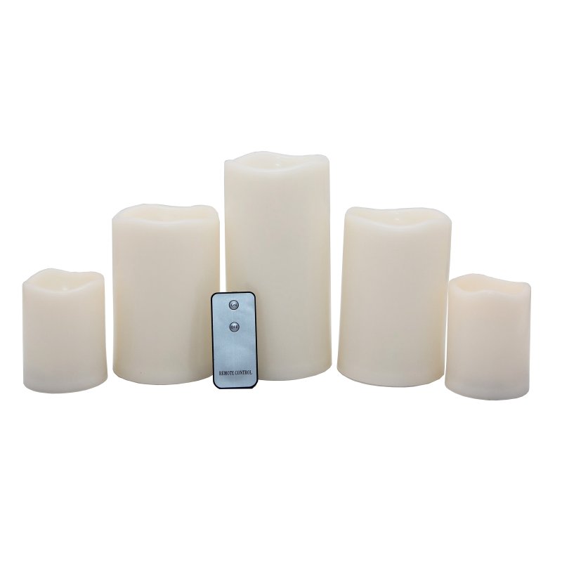 Waterproof flameless LED candle with remote