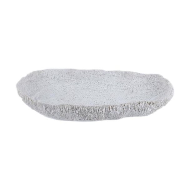 35cm Resin Tray Decorative-White