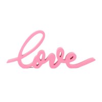32cm MDF LOVE Letters Sign-Pink