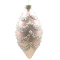 Glass-Finial-Christmas Tree Ornament-Pink