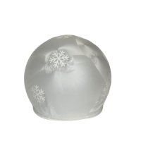 Glass-Led Ball-Tabletop Decoration-White