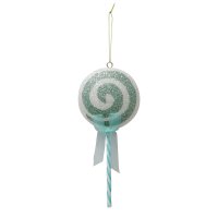 Plastic-Lollipop-Christmas Tree Ornament-Green