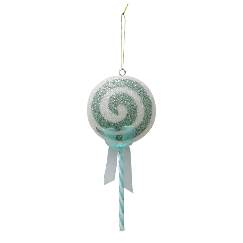 Plastic-Lollipop-Christmas Tree Ornament-Green
