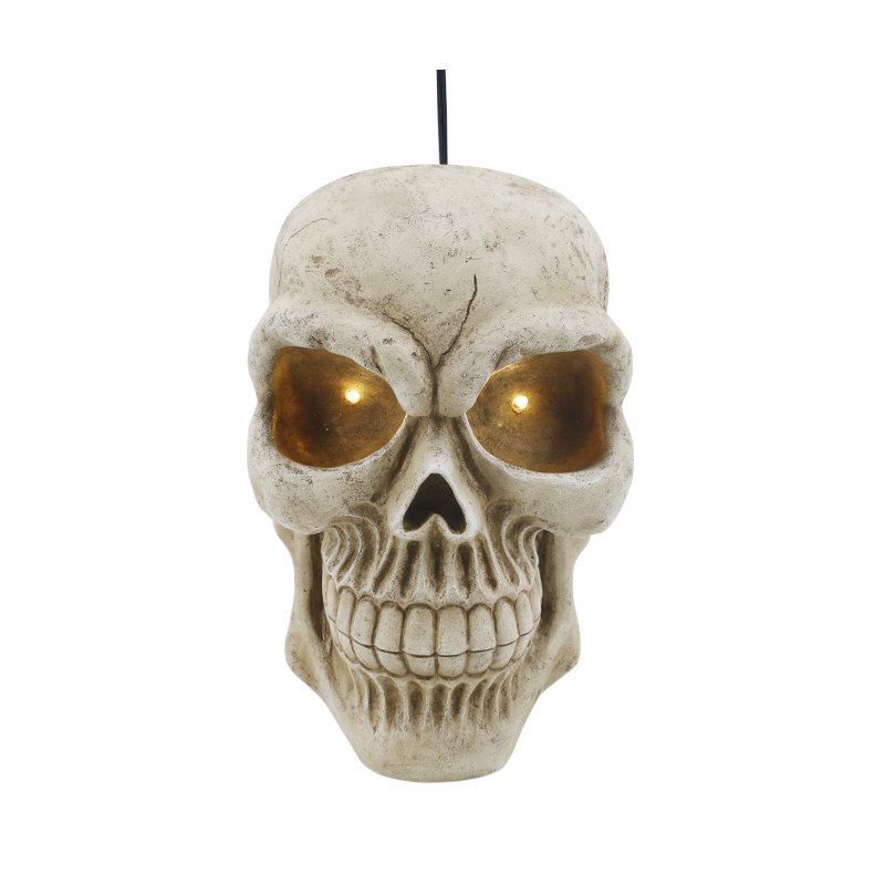 19x31.5CM Resin Skull Wall Décor w LED
