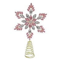 Metal-Tree Topper-Christmas Tree Topper-Pink