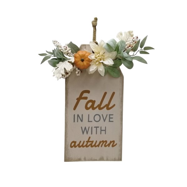 33x53CM MDF Wall Decor With Floral