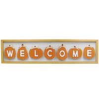 MDF-Welcome-Wall Décor-Orange