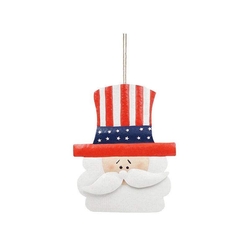 Metal-American Uncle-Wall Décor-White/Red/Blue